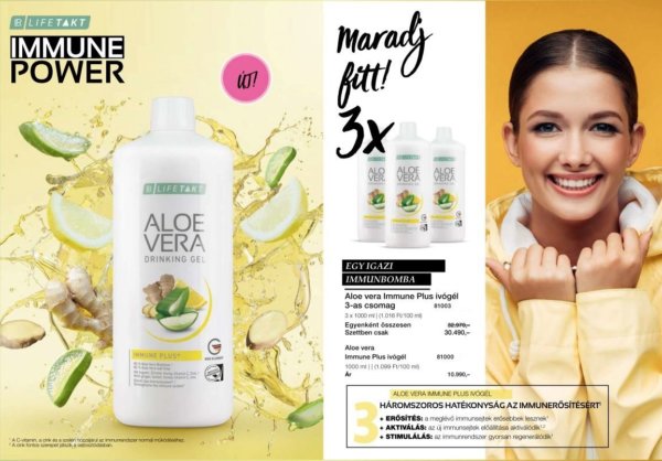 új aloe vera immun ital gyömbér hozzáadasával